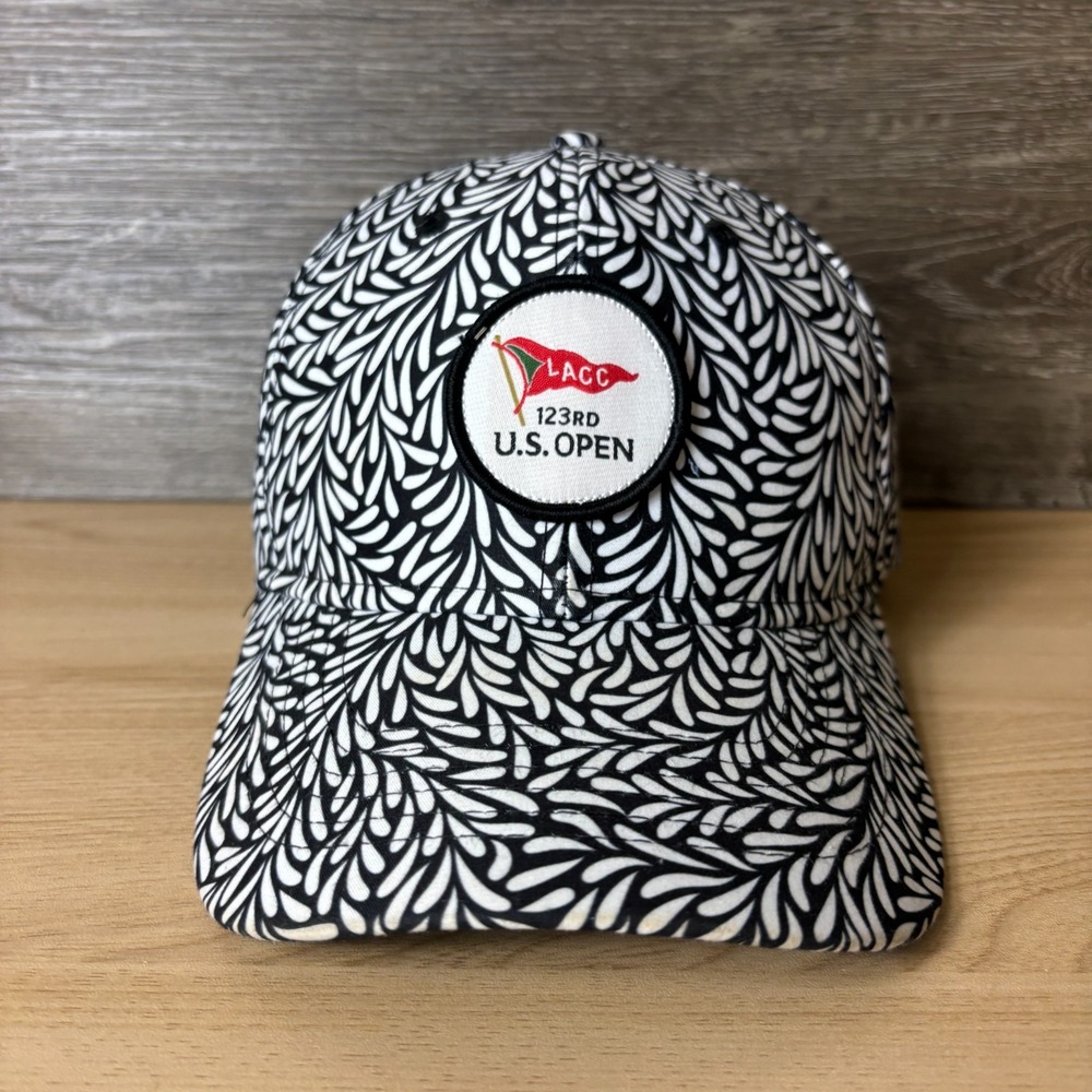 US Open Hat Cap Snap Back Black White Golf Golfing LACC Los Angles Country Club